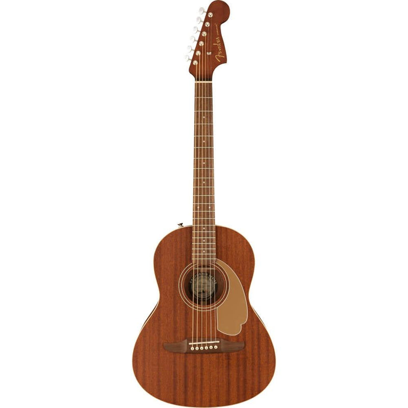Fender Sonoran Mini Acoustic Folk Guitar with Gig Bag. Mahogany - The Musicstore UK
