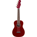 Fender Zuma Classic Concert Ukulele. Candy Apple Red - The Musicstore UK
