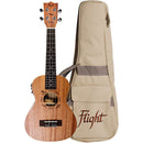 Flight DUC323CEQ Mahogany Electric Concert Ukulele. With Gig Bag - The Musicstore UK