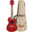 Flight Gemstone DUC380 Coral Electric Concert Ukulele. With Gig Bag - The Musicstore UK