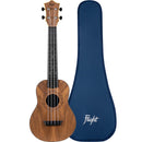 Flight TUC-50 Salamander Concert Travel Ukulele. Walnut (with Gig Bag) - The Musicstore UK