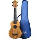 Flight TUS-55 Soprano Travel Ukulele. Mango (With Gig Bag) - The Musicstore UK