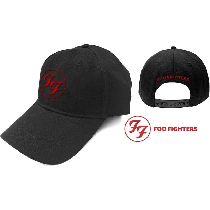 Foo Fighters (Red Circle Logo) Baseball Cap - The Musicstore UK