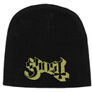 Ghost (Yellow Logo) Unisex Beanie Hat - The Musicstore UK