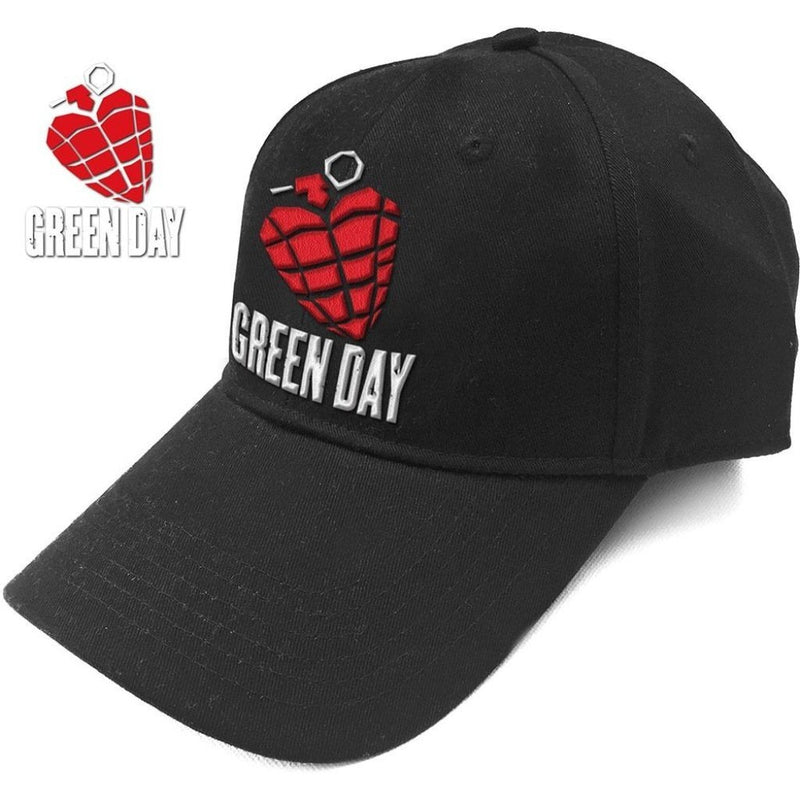 GreenDay (Grenade Logo) Black Baseball Cap - The Musicstore UK
