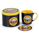 Guns N Roses (Bullet Logo) Mug & Coaster Tin Gift Set - The Musicstore UK