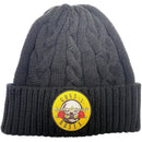 Guns N Roses Circle Logo Unisex Beanie Cap (Cable Knit) - The Musicstore UK