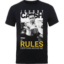 Johnny Cash (Rules Everything) Unisex T-Shirt - The Musicstore UK