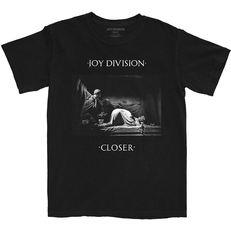 Joy Division (Classic Closer) Unisex Black T-Shirt - The Musicstore UK