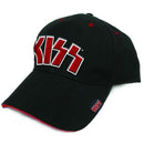 Kiss (Red on White Puff Logo) Unisex Baseball Cap - The Musicstore UK