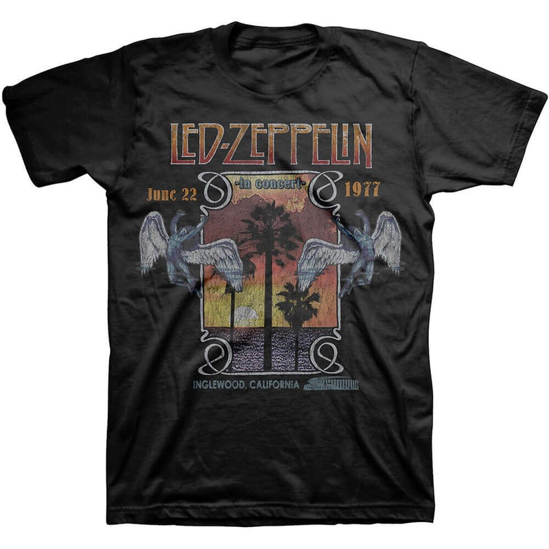Led Zeppelin (Inglewood) Unisex T-Shirt - The Musicstore UK