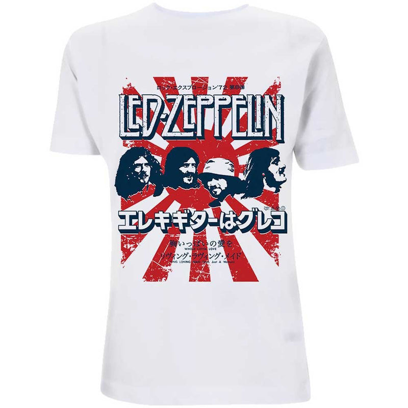 Led Zeppelin - Japanese Burst Unisex T-Shirt - The Musicstore UK