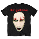 Marilyn Manson (Red Lips) Unisex T-Shirt - The Musicstore UK
