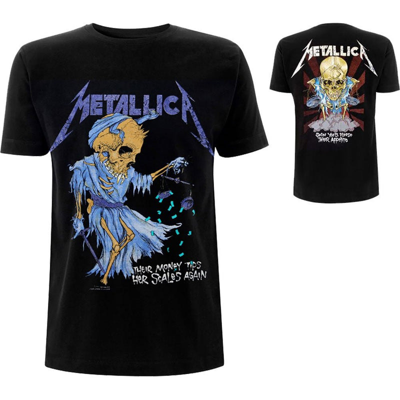 Metallica Doris Unisex T-shirt (Back Print) - The Musicstore UK
