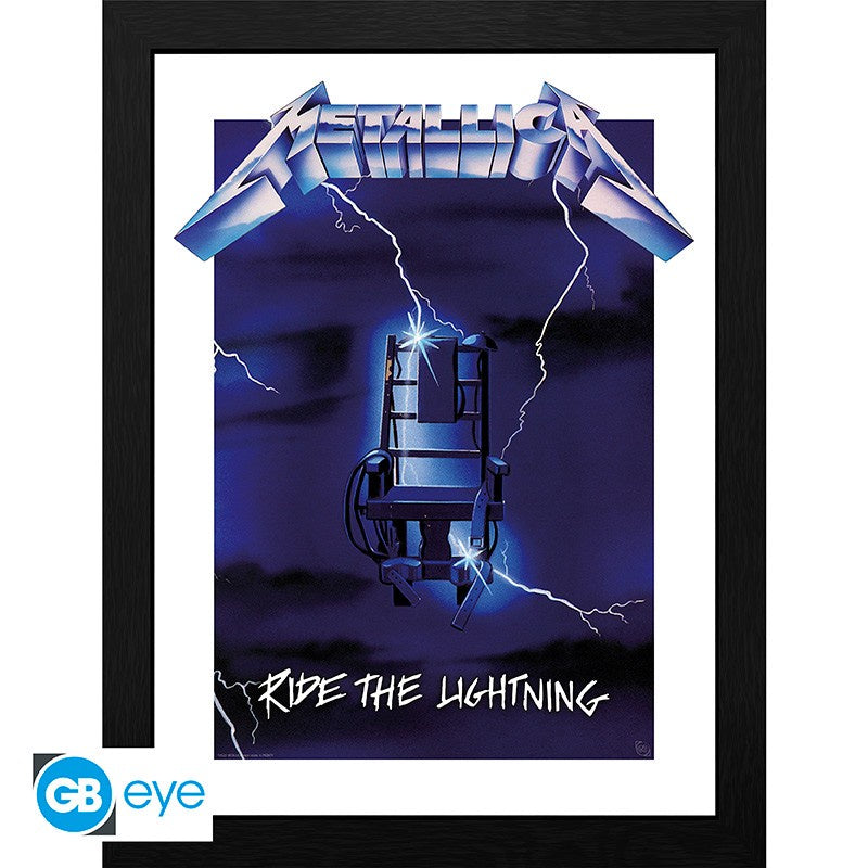 Metallica (Ride the Lightning) Framed Collector Print 30 x 40cm