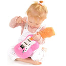 Music Soft Toys (Electric Guitar) Plush Toy in Pink. - The Musicstore UK