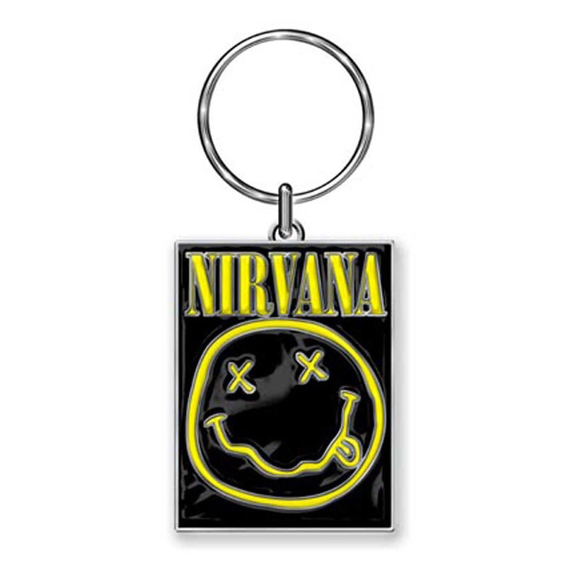Nirvana (Smiley) Metal Keychain - The Musicstore UK