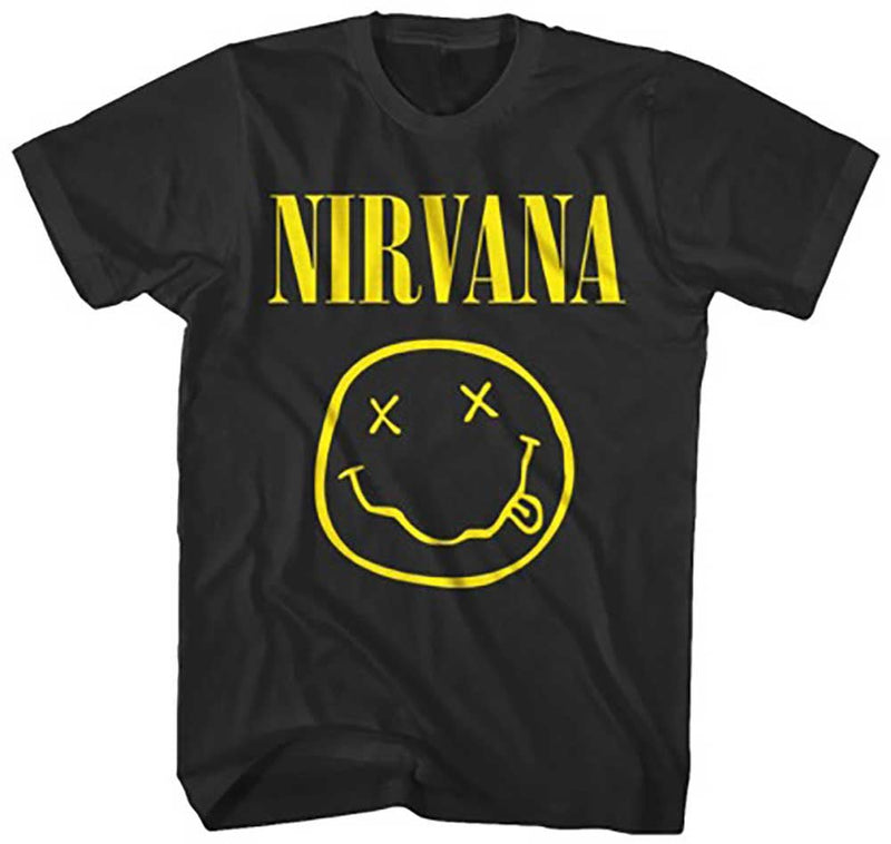 Nirvana (Yellow Smiley) Unisex T-Shirt - The Musicstore UK
