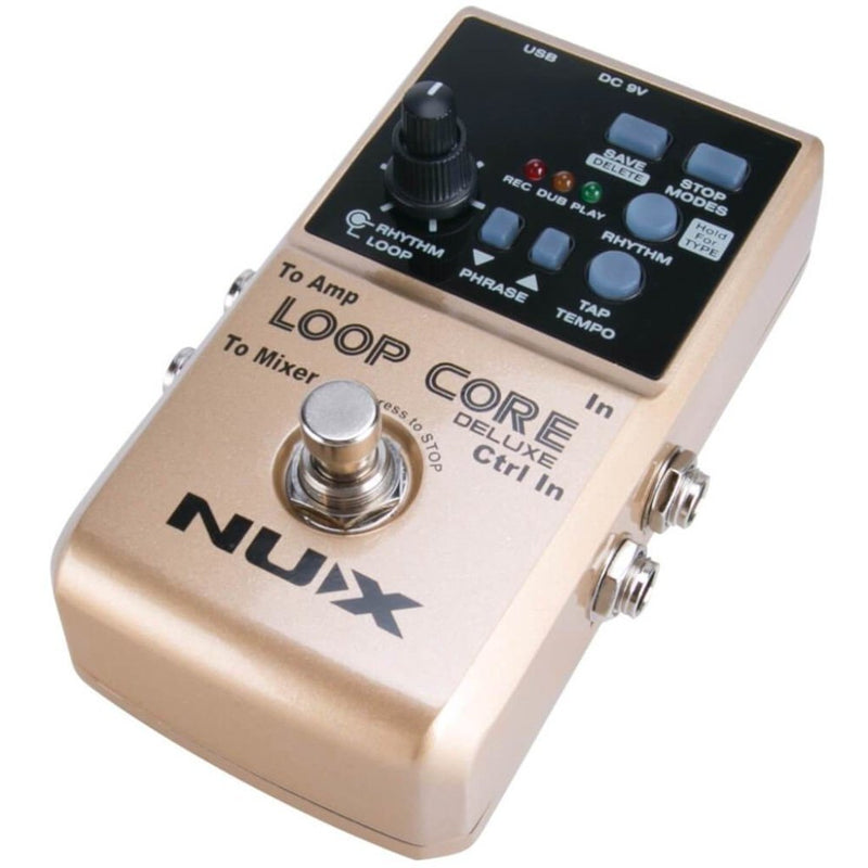 NUX Loop Core Deluxe 24-bit Looper Guitar Effects Pedal Bundle - The Musicstore UK