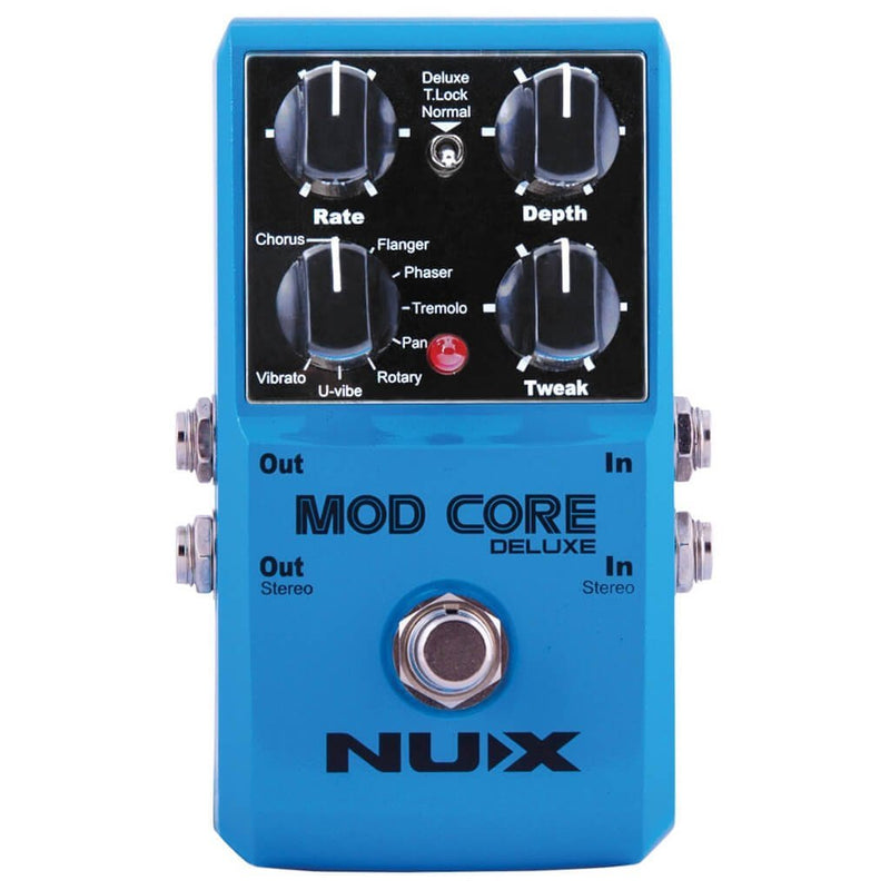 NUX Mod Core Deluxe Modulation Guitar Effects Pedal - The Musicstore UK
