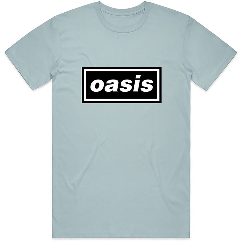 Oasis (Decca Logo) Blue Unisex T-Shirt - The Musicstore UK