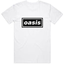 Oasis (Decca Logo) White Unisex T-Shirt - The Musicstore UK