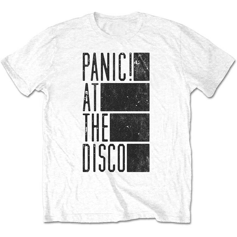 Panic at The Disco (Bars) White Unisex T-Shirt - The Musicstore UK