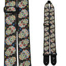 Perris 2" Hope Collection Guitar Strap (Sugar Skulls) - The Musicstore UK