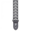 Perri's 2" Jacquard Guitar Strap (Black and White Tribal) - The Musicstore UK