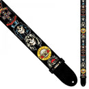 Perris 6012 Licensed Guns and Roses Guitar Strap. Skulls - The Musicstore UK