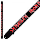 Perri's Iron Maiden (Text) Polyester Guitar Strap - The Musicstore UK