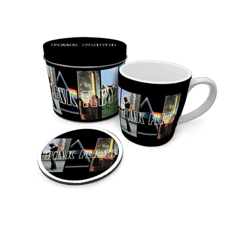 Pink Floyd (Albums) Mug & Coaster Tin Gift Set - The Musicstore UK