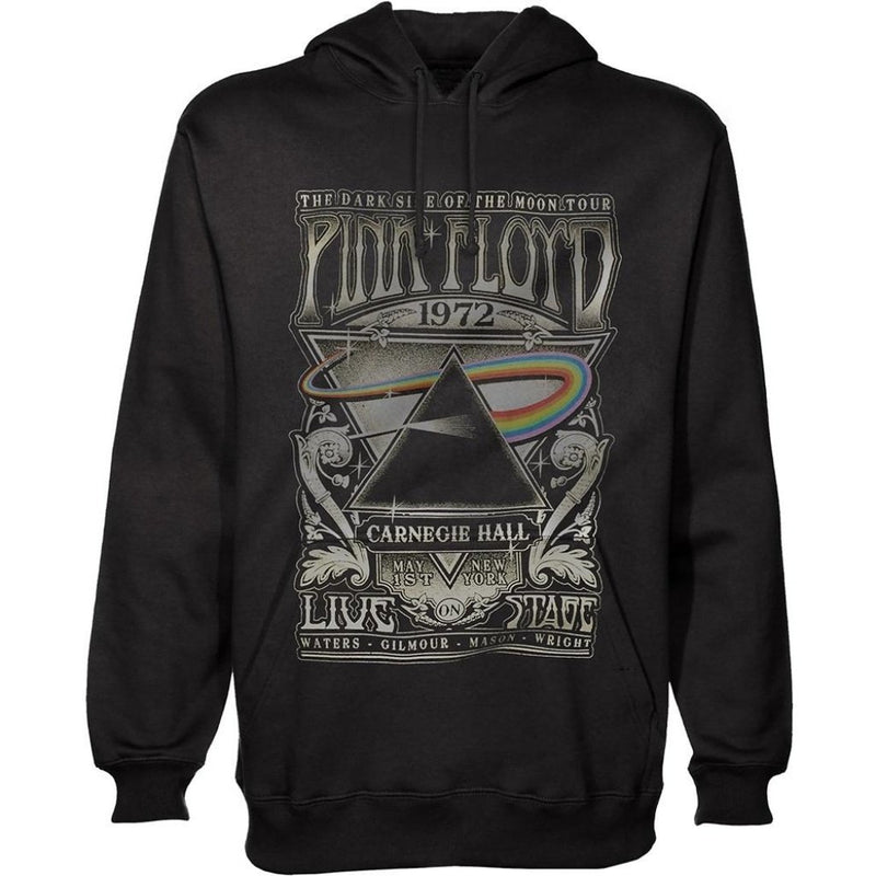 Pink Floyd (Carnegie Hall Poster) Unisex Pullover Hoodie - The Musicstore UK