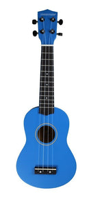 Pure Tone Soprano Ukulele Pack. Ukulele,Bag & Book. Blue - The Musicstore UK