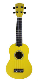 Pure Tone Soprano Ukulele Pack. Ukulele,Bag & Book. Yellow - The Musicstore UK