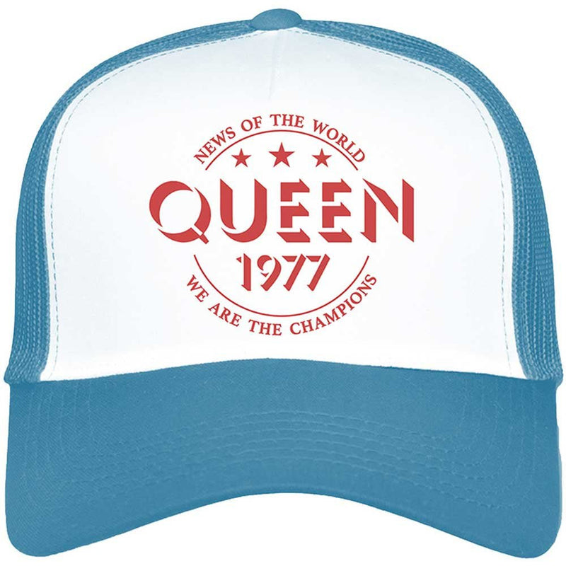 Queen (Champions 77) Unisex Mesh Back Baseball Cap - The Musicstore UK