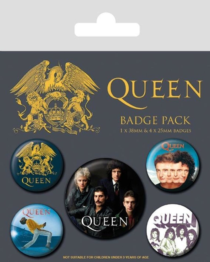 Queen (Classic) Badge Pack - The Musicstore UK