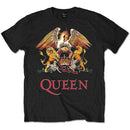 Queen ( Classic Crest ) Black Unisex T-Shirt - The Musicstore UK