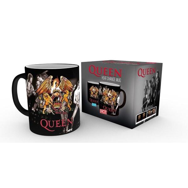 Queen (Classic Crest) Heat Change Mug - The Musicstore UK