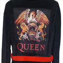 Queen (Classic Crest) Unisex Fleece Bathrobe - The Musicstore UK