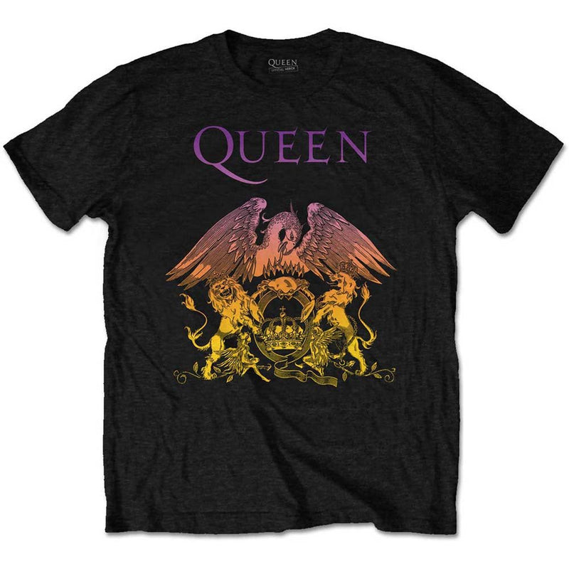 Queen (Gradient Crest) Unisex T-Shirt - The Musicstore UK