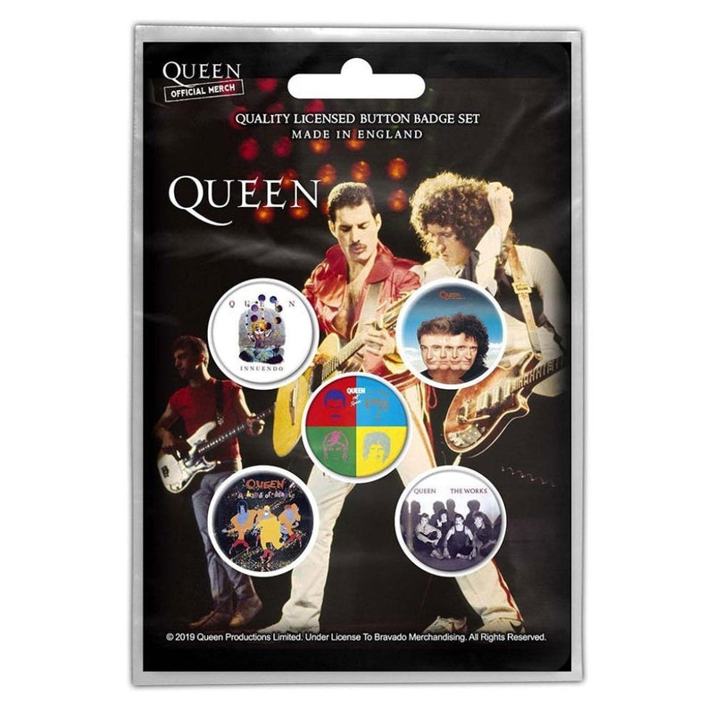 Queen ( Later Albums ) Badge Pack - The Musicstore UK
