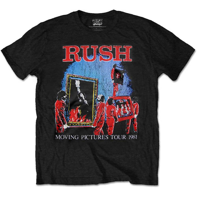 Rush Moving Pictures Tour 1981 Unisex T-Shirt - The Musicstore UK