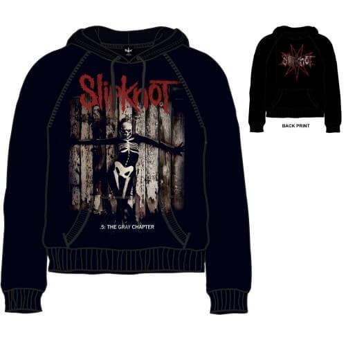Slipknot (.5 The Gray Chapter) Unisex Pullover Hoodie (Back Print) - The Musicstore UK