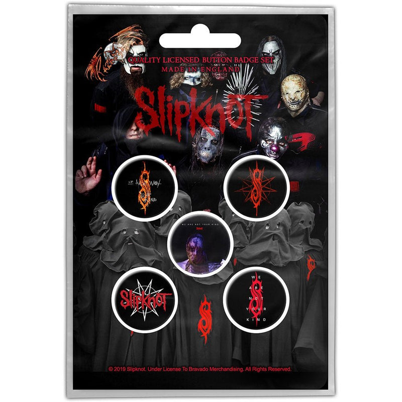 Slipknot (We Are not Your Kind) Badge Pack - The Musicstore UK