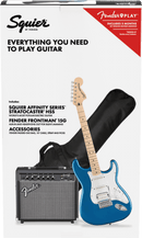 Squier Affinity Series Stratocaster HSS Pack, Maple Fingerboard, Lake Placid Blue - The Musicstore UK