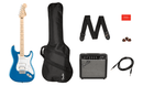 Squier Affinity Series Stratocaster HSS Pack, Maple Fingerboard, Lake Placid Blue - The Musicstore UK