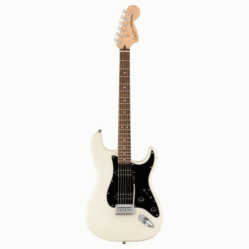 Squier Affinity Stratocaster HH. Laurel Fingerboard. Olympic White - The Musicstore UK