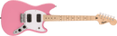 Squier Sonic Mustang HH, Maple Fingerboard, White Pickguard, Flash Pink - The Musicstore UK