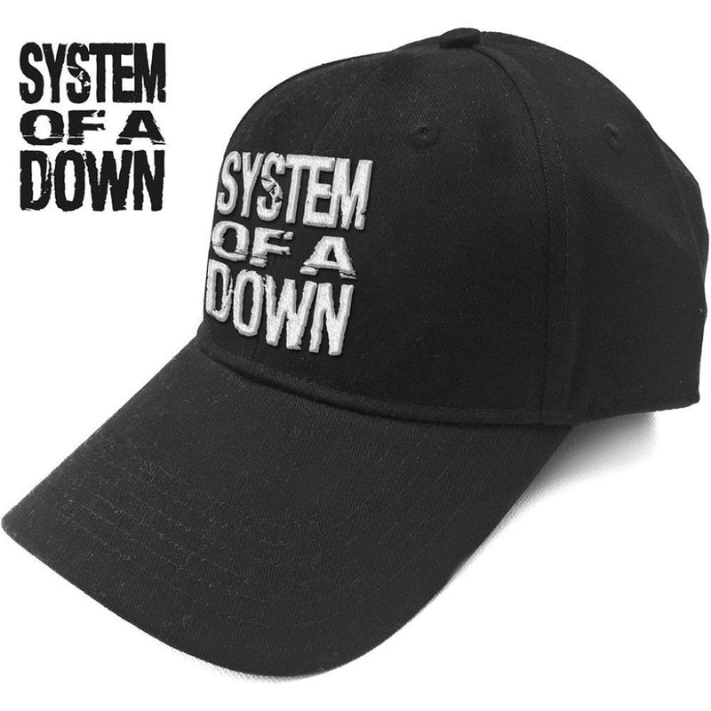 System Of A Down (Stacked Logo) Baseball Cap - The Musicstore UK